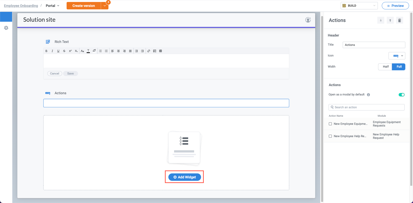 Add and Configure an App Page