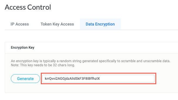Enable Encryption