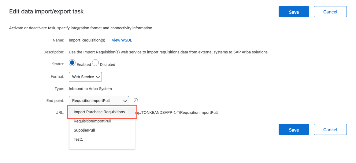 ariba_soap_integration_config_enable_import_reqs_edit_select_endpoint.png